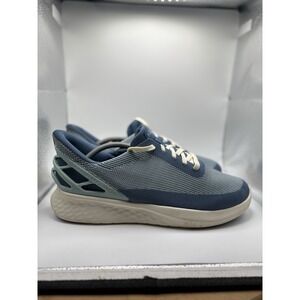 Kizik‎ Athens Shoes Women's 13.5 Men's 12 Blue Hands Free Knit Sneakers